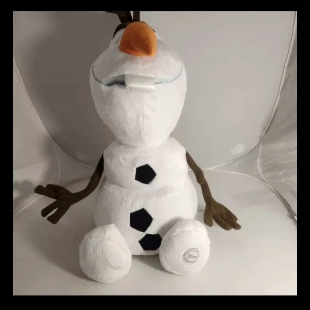 Disney Store Olaf Large Plush Stuffed Toy Soft Eyes Huggable